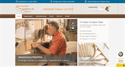 Desktop Screenshot of heimwerker-treppen.de